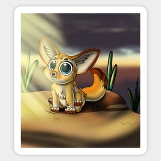 Fennec Fox Sticker